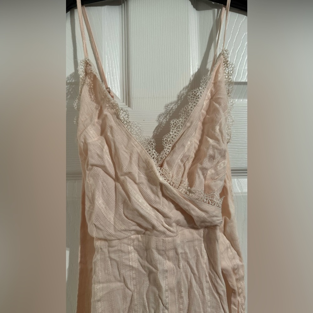 Lulu blush midi dress